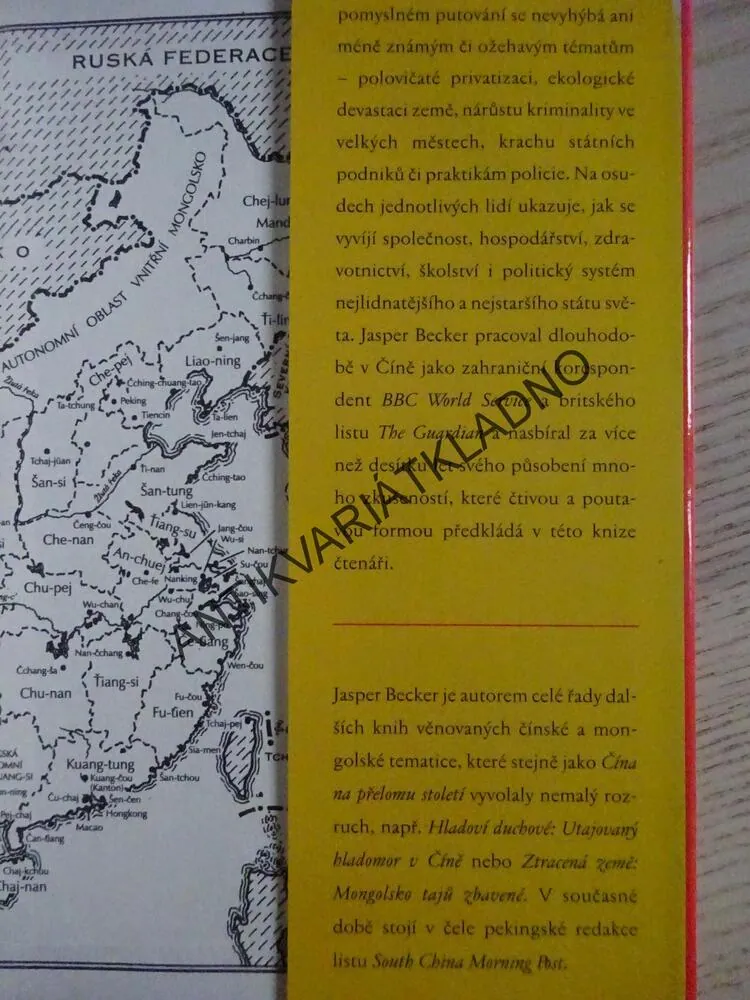 ČÍNA NA PŘELOMU STOLETÍ, JASPER BECKER, **an