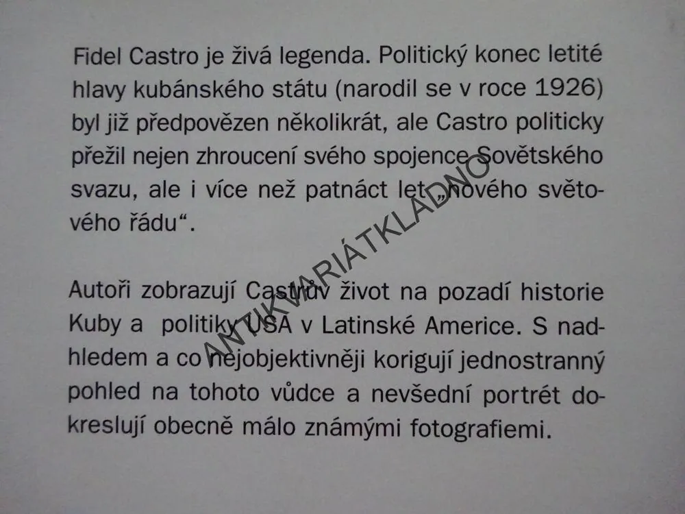 MÁXIMO LÍDER, FIDEL CASTRO, JOSÉ DE VILLA, JÜRGEN NEUBAUER, **an
