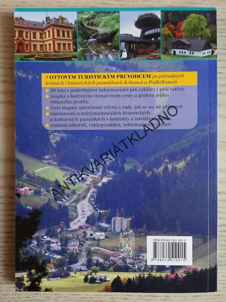 KRKONOŠE A PODKRKONOŠÍ, OTTŮV TURISTICKÝ PRŮVODCE, **an