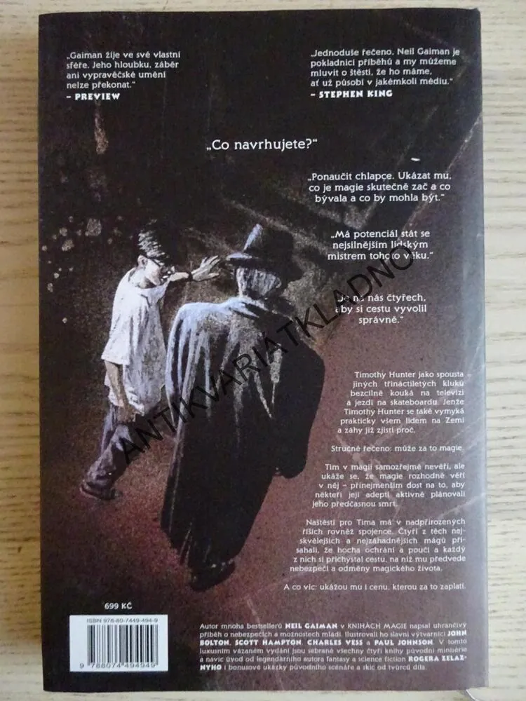 KNIHY MAGIE, NEIL GAIMAN, KOMIKS VERTIGO, **an