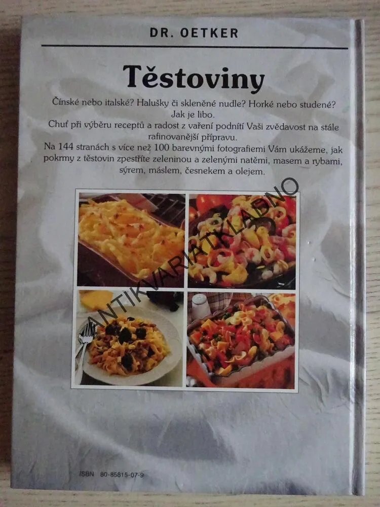 TĚSTOVINY, DR. OETKER, **an