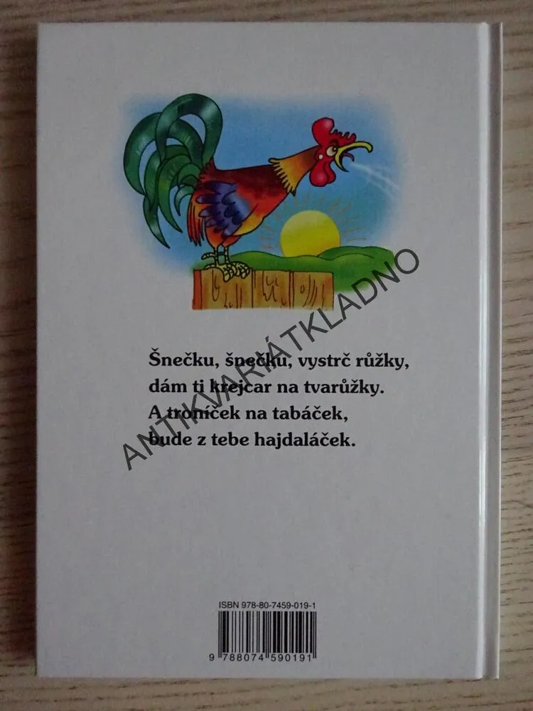 ŠNEČKU, ŠNEČKU, ŘÍKANKY PRO DĚTI, **an