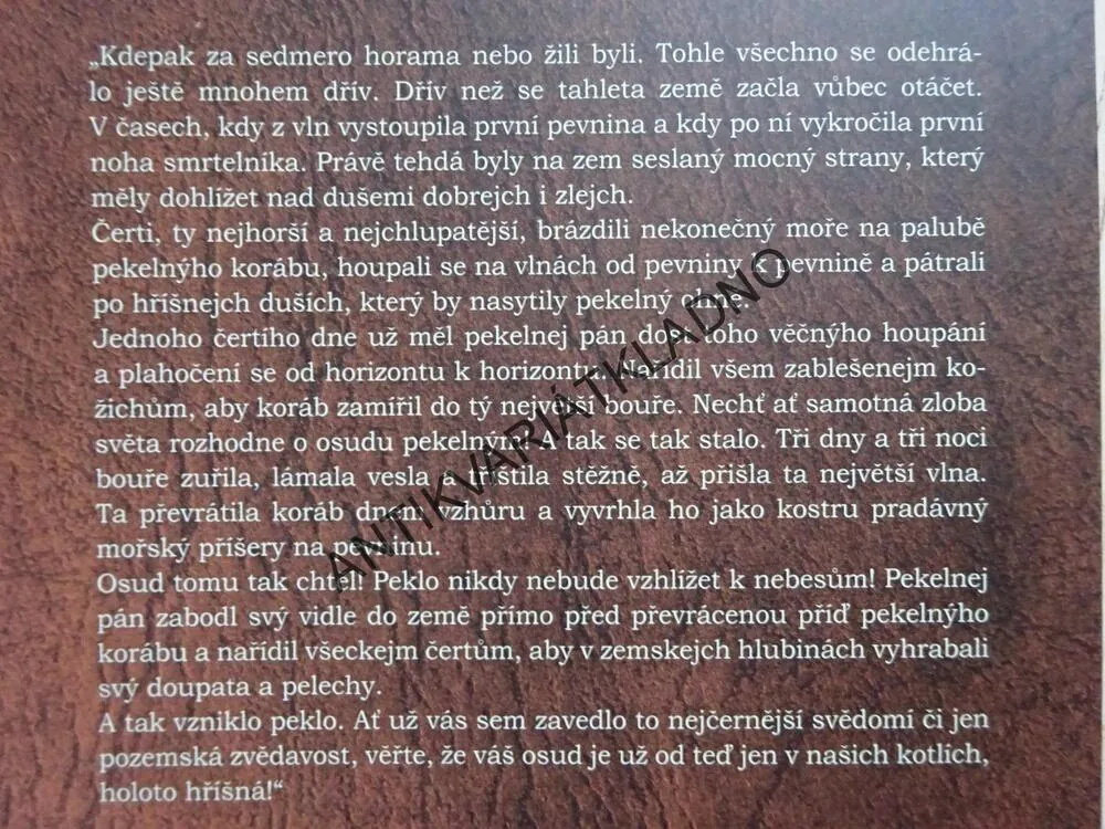 BABIČČINO PROROCTVÍ ANEB JAK SE PEKLO NA SVĚTĚ VZALO, PAVEL LAPÁČEK, **an