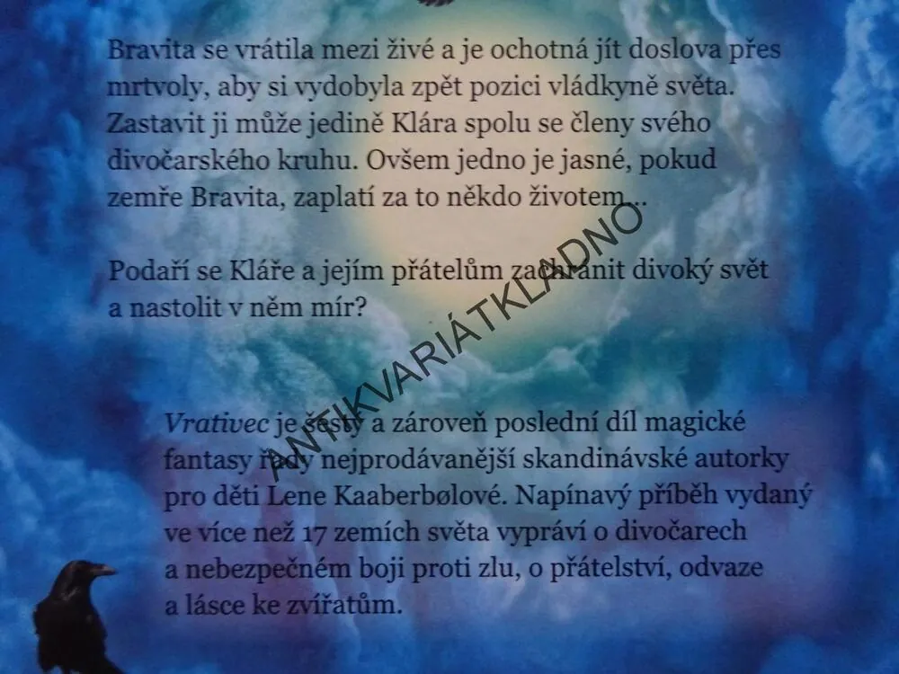 DIVOČARKA, VRATIVEC, LENE KAABERBOLOVÁ, **an