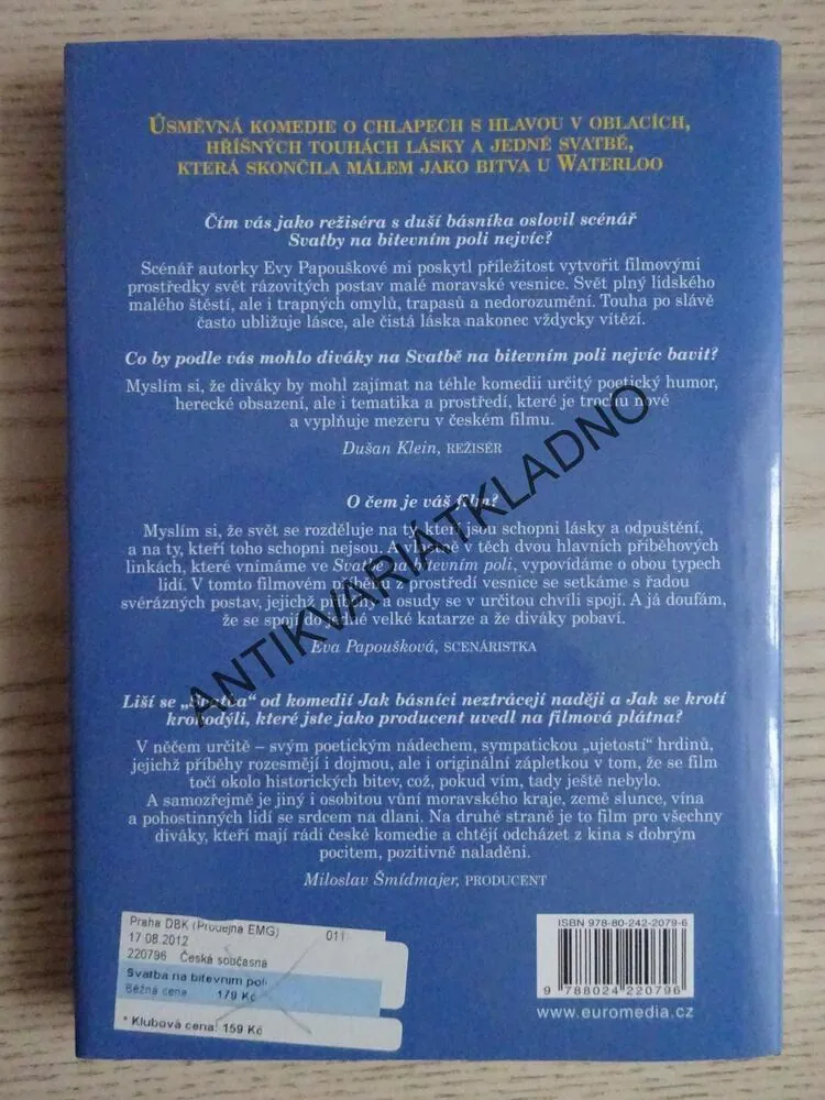 SVATBA NA BITEVNÍM POLI, EVA PAPOUŠKOVÁ, **an