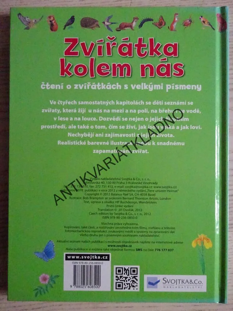 ZVÍŘÁTKA KOLEM NÁS, ČTENÍ O ZVÍŘÁTKÁCH S VELKÝMI PÍSMENY, **an