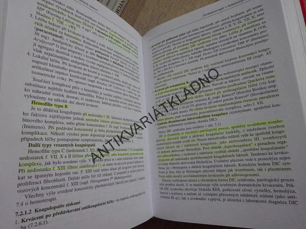 FARMAKOTERAPIE VNITŘNÍCH NEMOCÍ, JOSEF MAREK A KOLEKTIV, **an