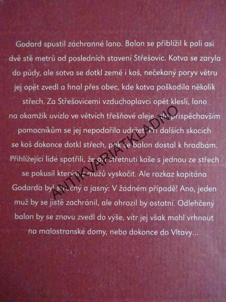 SLÁVA BALONŮM!, BŘETISLAV DITRYCH, **an