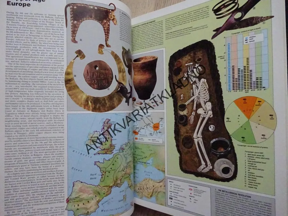 PAST WORLDS, THE TIMES ATLAS OF ARCHAEOLOGY, ANGLICKY, **an