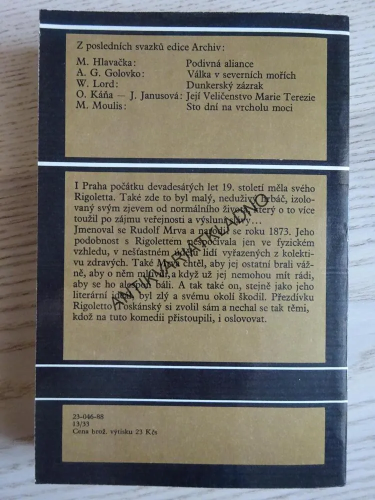 SPIKLENCI PROTI JEHO VELIČENSTVU, JIŘÍ PERNES, **an