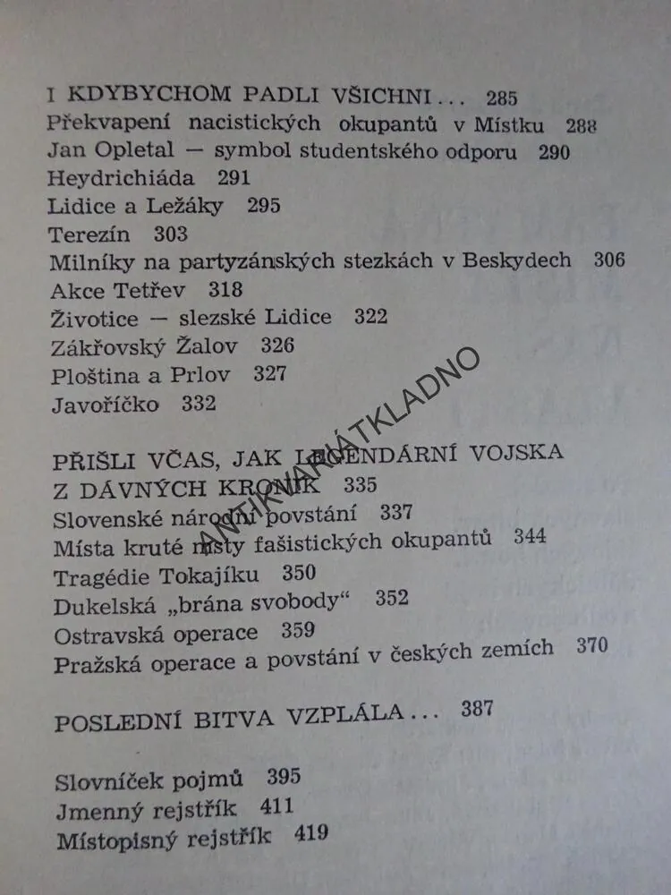 PAMÁTNÁ MÍSTA NAŠÍ VLASTI, JANA JANUSOVÁ, OTAKAR KÁŇA, **an