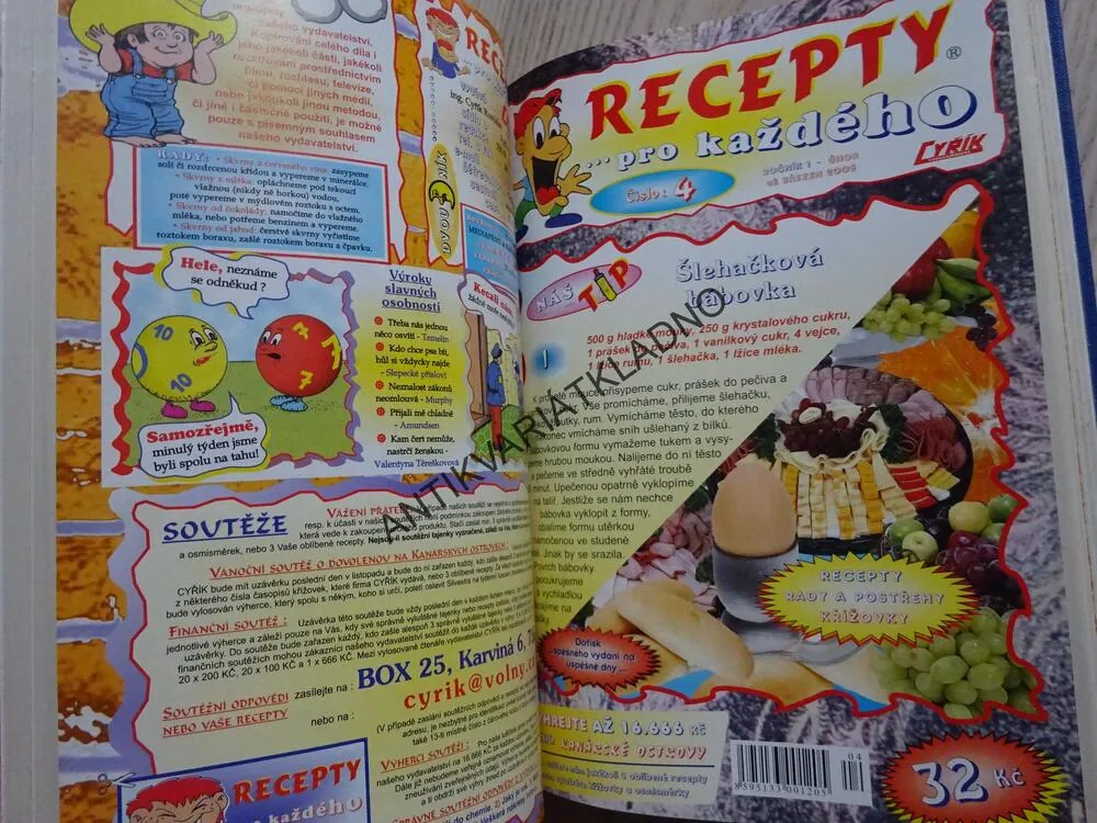 8 X RECEPTY PRO KAŽDÉHO, **an