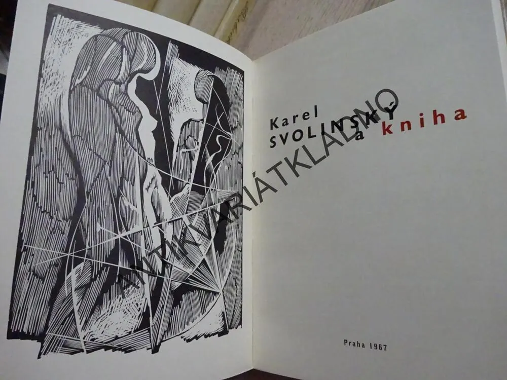KAREL SVOLINSKÝ A KNIHA, VLADIMÍR THIELE, **an