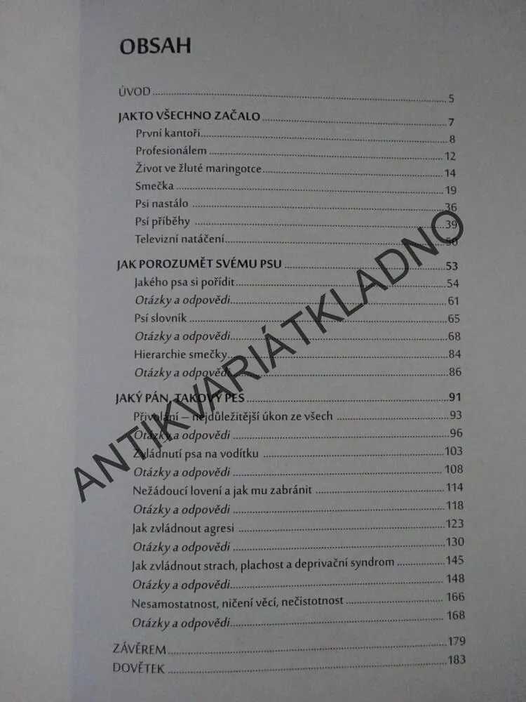 JAK POZNAT PSÍ DUŠI, RUDOLF DESENSKÝ, **an