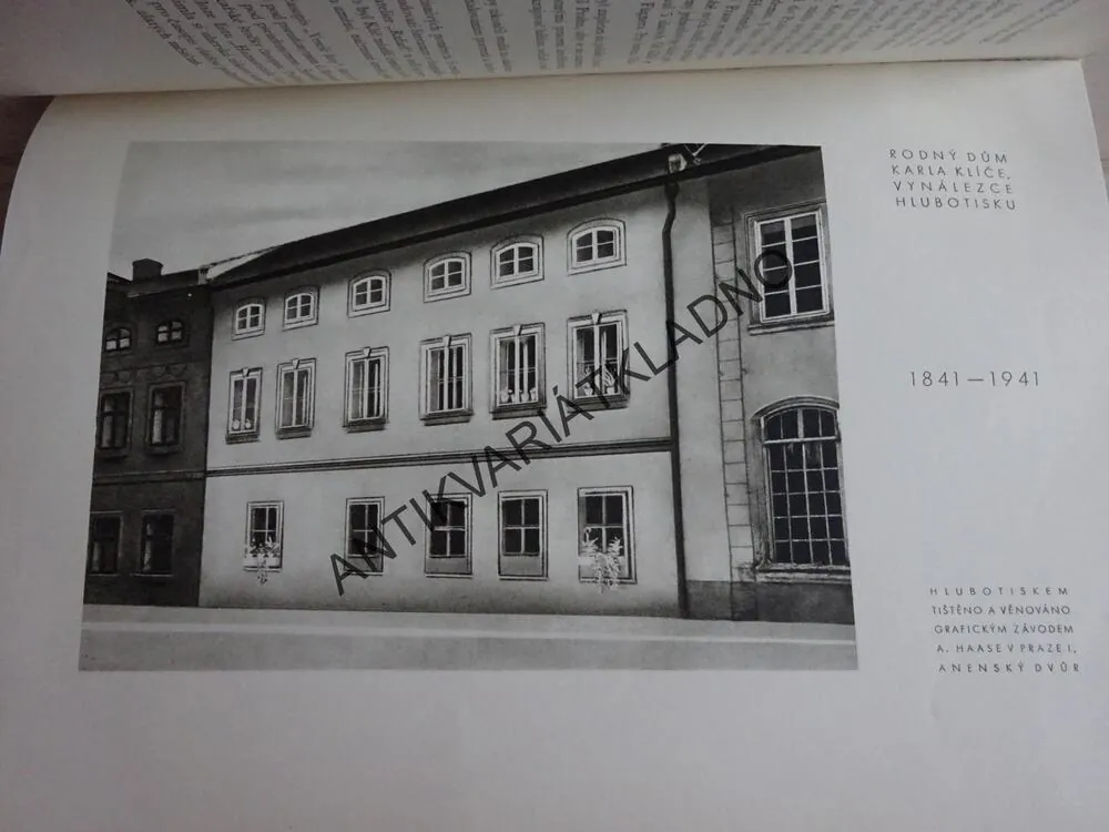 STÉ VÝROČÍ NAROZENÍ KARLA KLÍČE, KAREL KLÍČ, **an