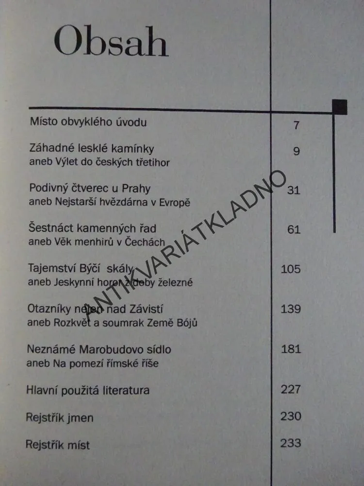 KAM ODEŠLI KELTOVÉ?, HÁDANKY NAŠÍ MINULOSTI, JIŘÍ BÍLEK, **an