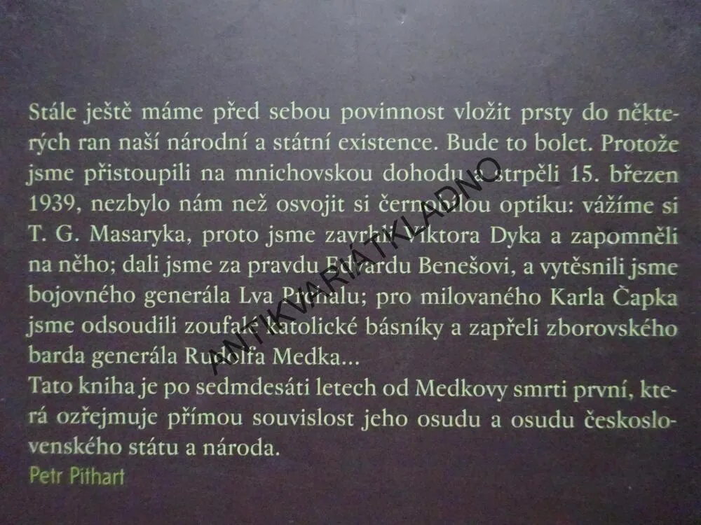 ČECHOSLOVAKISTA RUDOLF MEDEK, POLITICKÝ ŽIVOTOPIS, KATYA KOCOUREK, **an