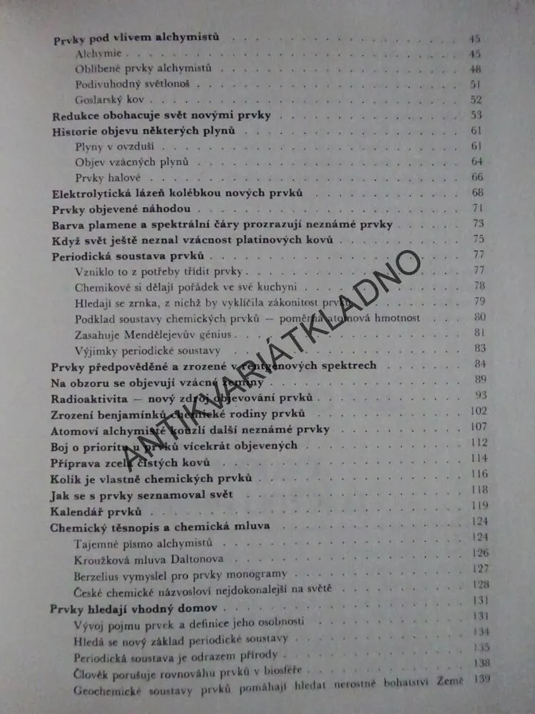 JAK CHEMIKOVÉ A FYZIKOVÉ OBJEVOVALI A KŘTILI PRVKY, RUDOLF JIRKOVSKÝ, **an