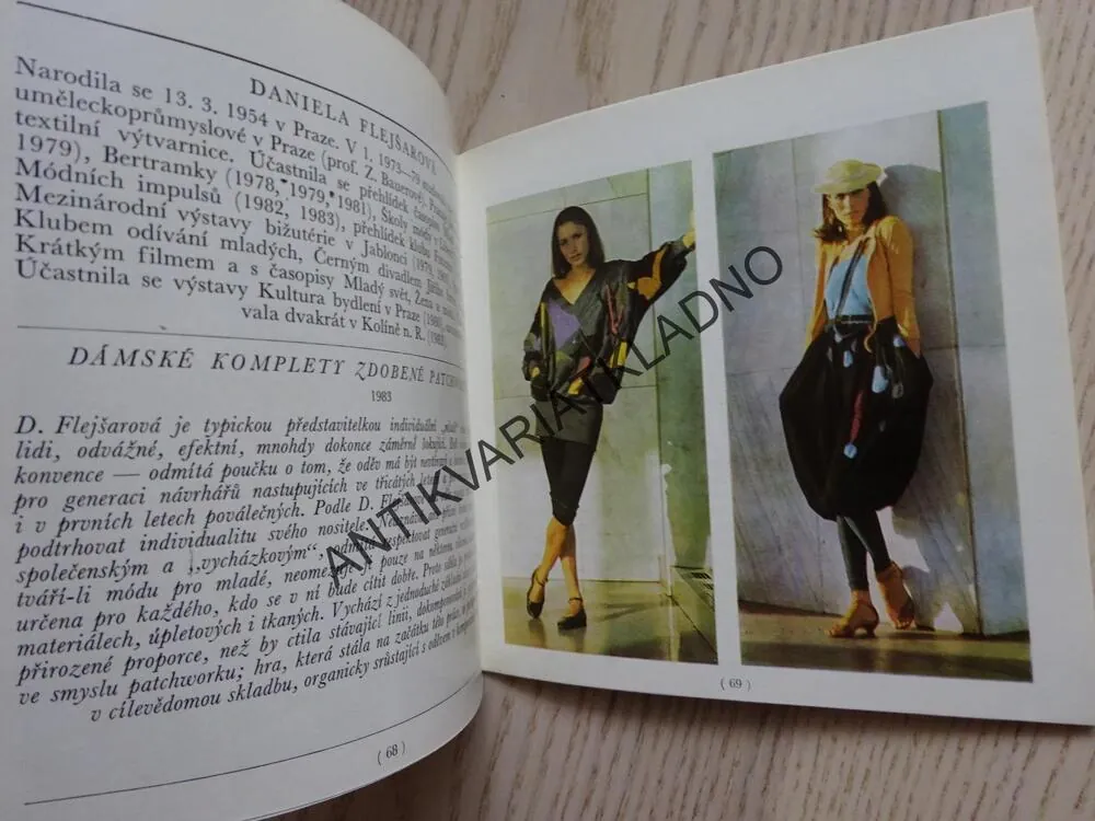 ODĚVNÍ TVORBA, LUDMILA KYBALOVÁ, MILENA LAMAROVÁ, **an