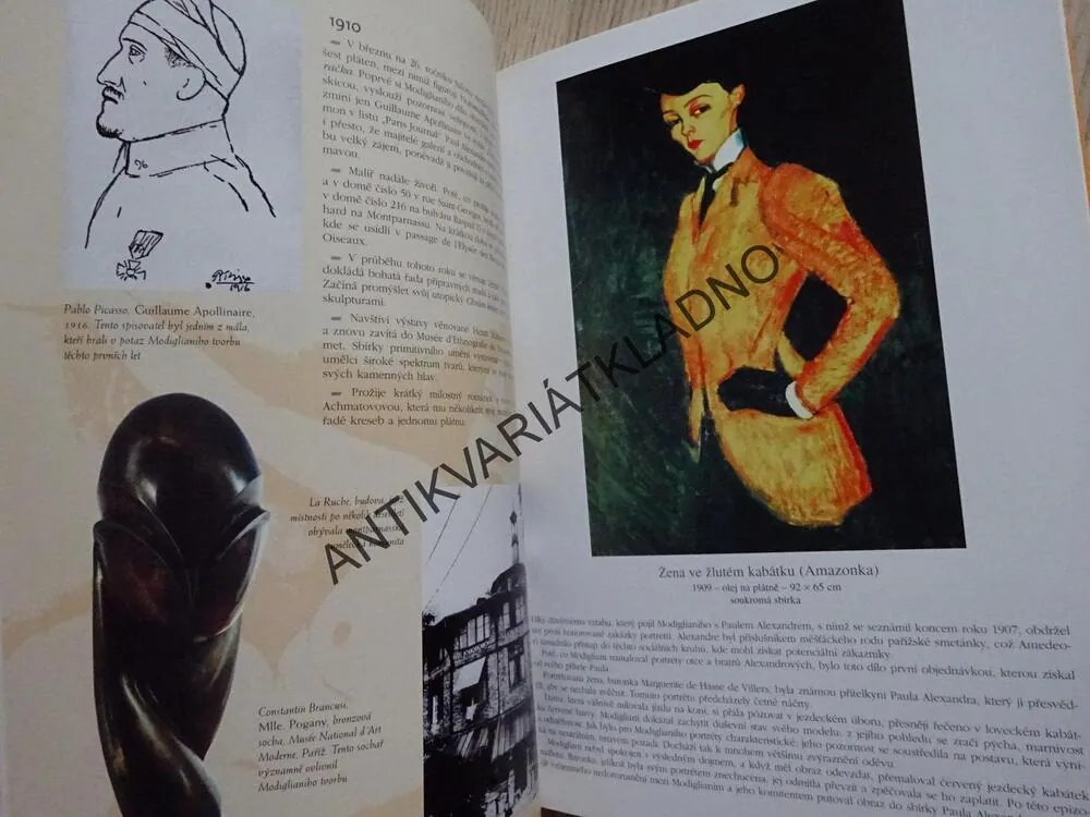 MODIGLIANI, GALERIE MISTRŮ, M. SOL GARCÍA GALLAND, **an