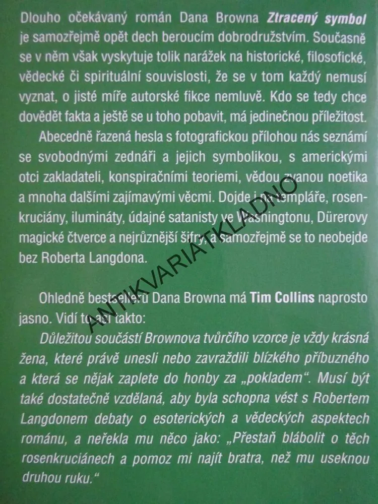 ZTRACENÝ SYMBOL ... A KDE HO HLEDAT, TIM COLLINS, **an