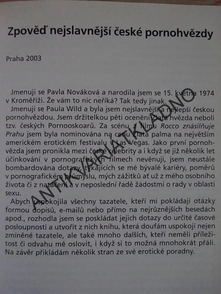 KDEPAK TY PTÁČKU HNÍZDO MÁŠ, PAULA WILD, **an