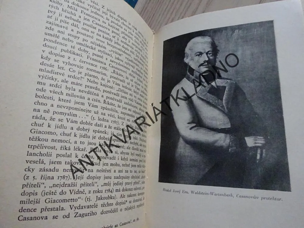 CASANOVA V ČECHÁCH, VÍTĚZSLAV TICHÝ, **an