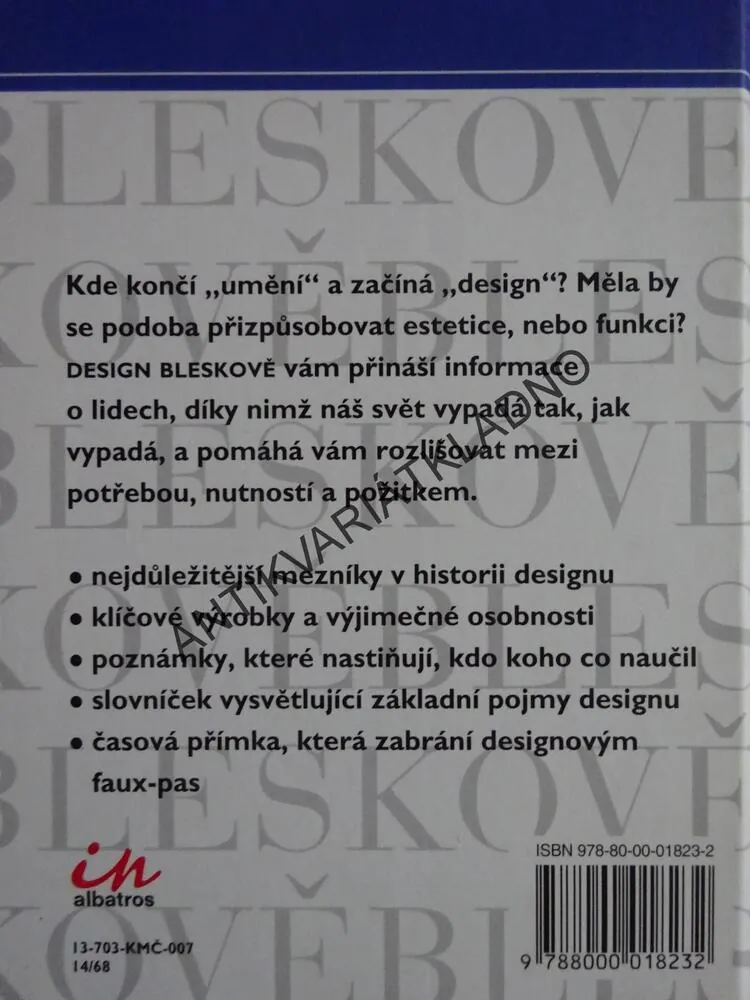 DESIGN BLESKOVĚ, PAUL CLARK, JULIAN FREEMAN, **an