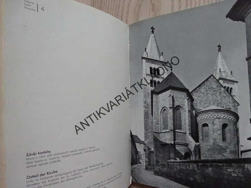KOSTEL SVATÉHO JIŘÍ NA HRADĚ PRAŽSKÉM, JOSEF CIBULKA, VÍCEJAZYČNÉ, **an