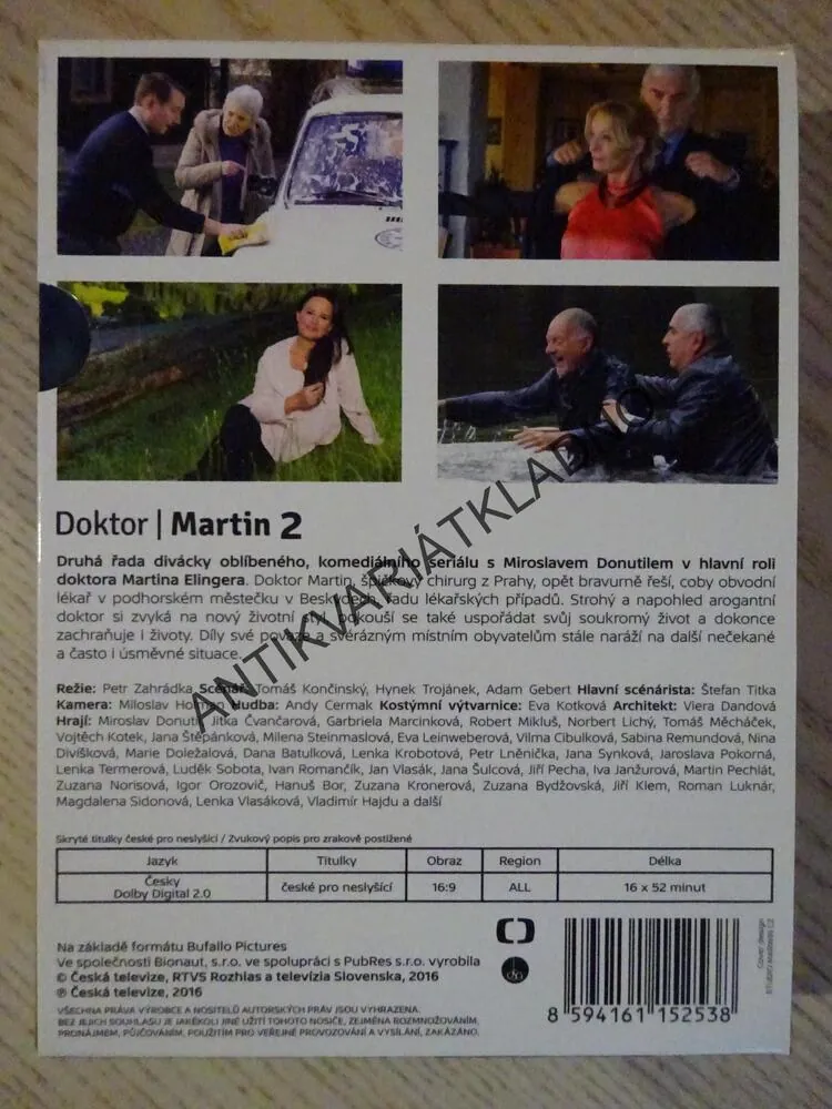 DOKTOR MARTIN 2, DVD FILM ČR, 4 DVD