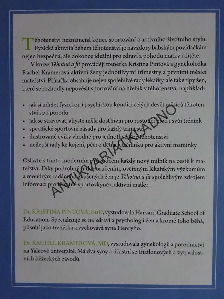 TĚHOTNÁ A FIT, KRISTINA PINTOVÁ, **an