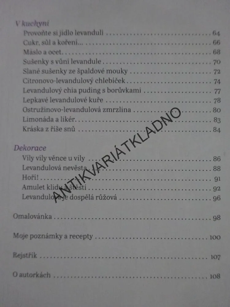 LEVANDULE, ANITA PONEŠOVÁ, LENKA TRÉGLOVÁ, **an