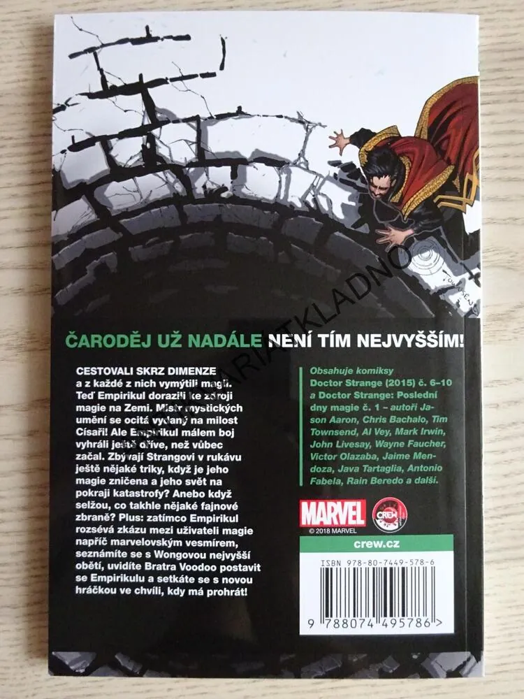 DOCTOR STRANGE, POSLEDNÍ DNY MAGIE, KOMIKS MARVEL 2, **an