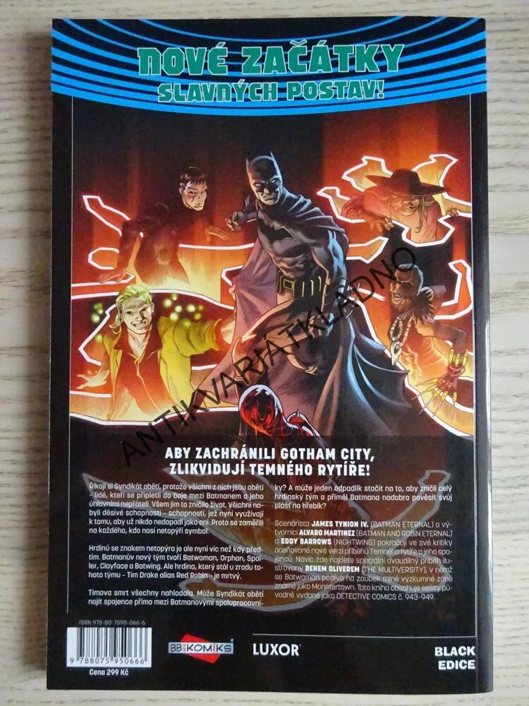 BATMAN, DETECTIVE COMICS, SYNDIKÁT OBĚTÍ, KOMIKS DC COMICS, **an