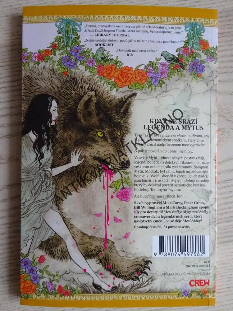 MEZI ŘÁDKY, ZROZENÍ, KOMIKS VERTIGO 9, **an