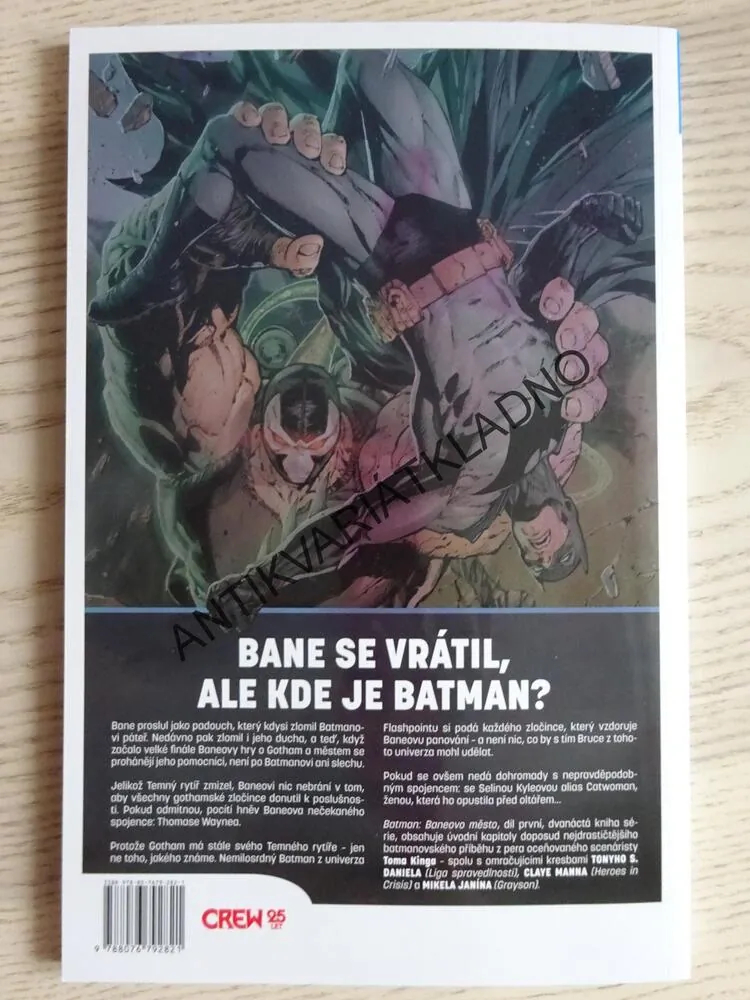 BATMAN, BANEOVO MĚSTO, KOMIKS DC COMICS, **an