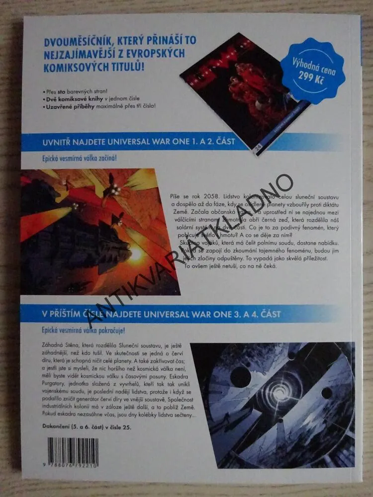 UNIVERSAL WAR ONE, 1. GENEZE, 2. PLODY POZNÁNÍ, MODRÁ CREW 23., **an
