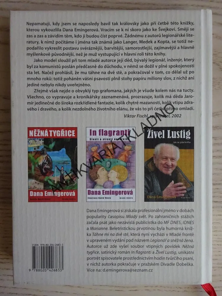 LEGIONÁŘ A SNĚŽNÁ ŽENA, DANA EMINGEROVÁ,**an