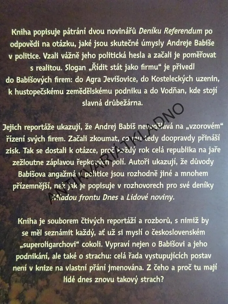 ŽLUTÝ BARON, ZUZANA VLASATÁ, JAKUB PATOČKA, **an
