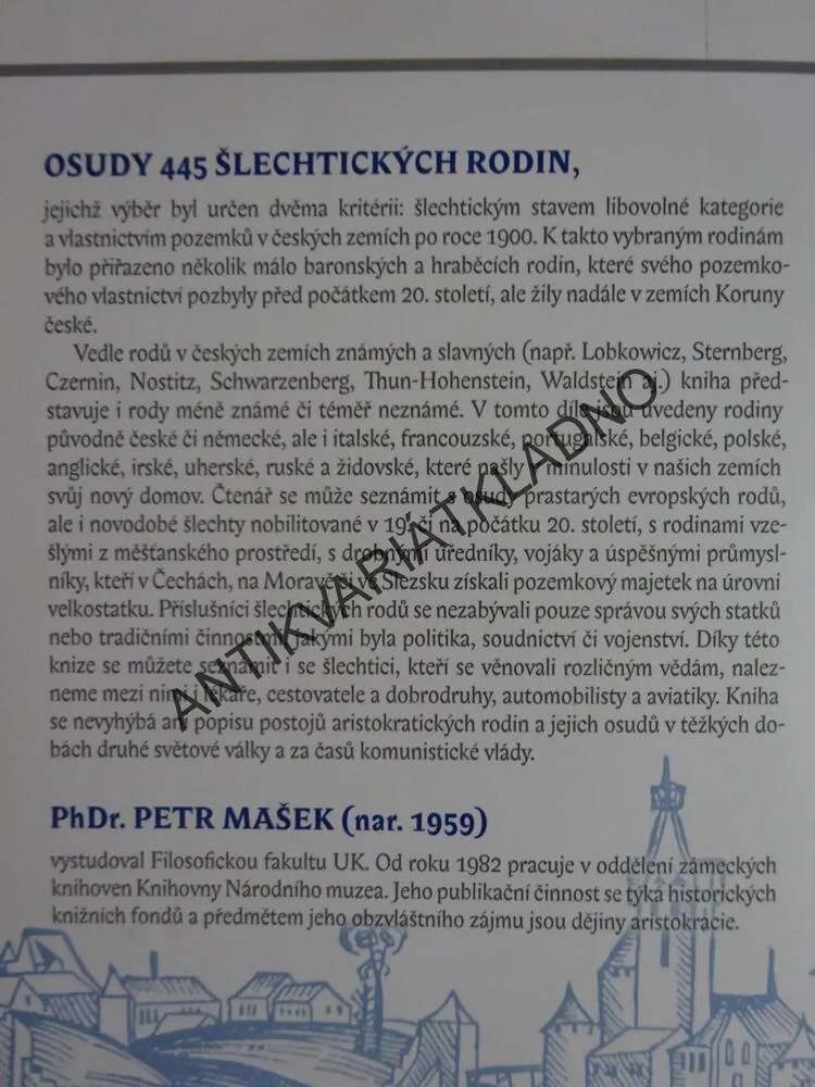 MODRÁ KREV, PETR MAŠEK, **an