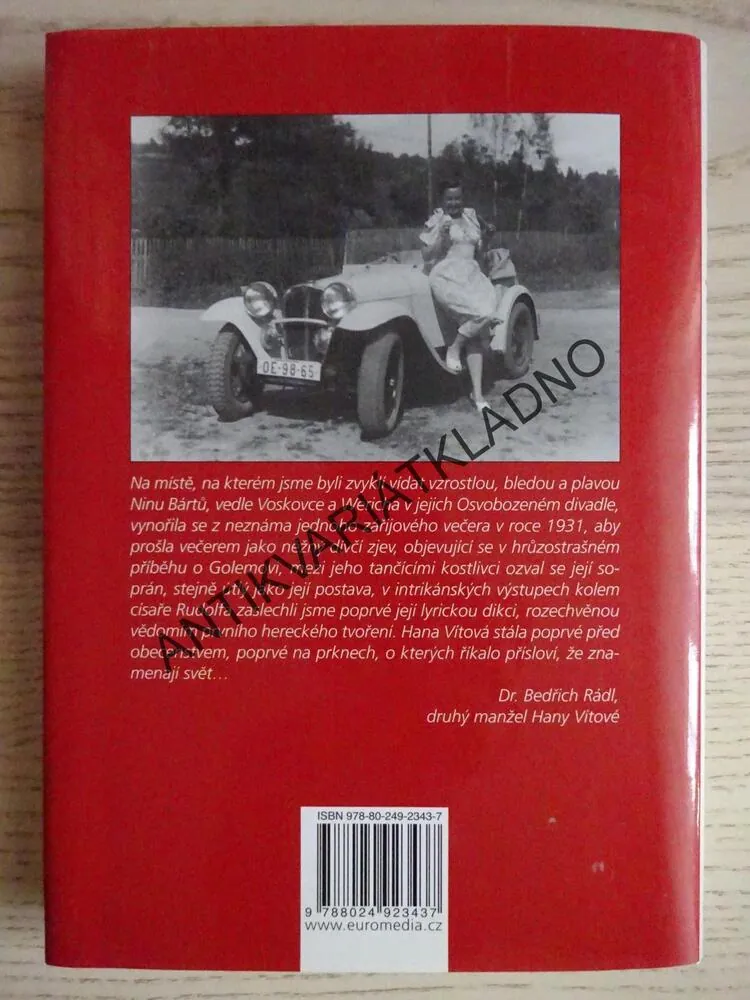 NEZNÁMÁ ZNÁMÁ HANA VÍTOVÁ, ONDŘEJ SUCHÝ, **an
