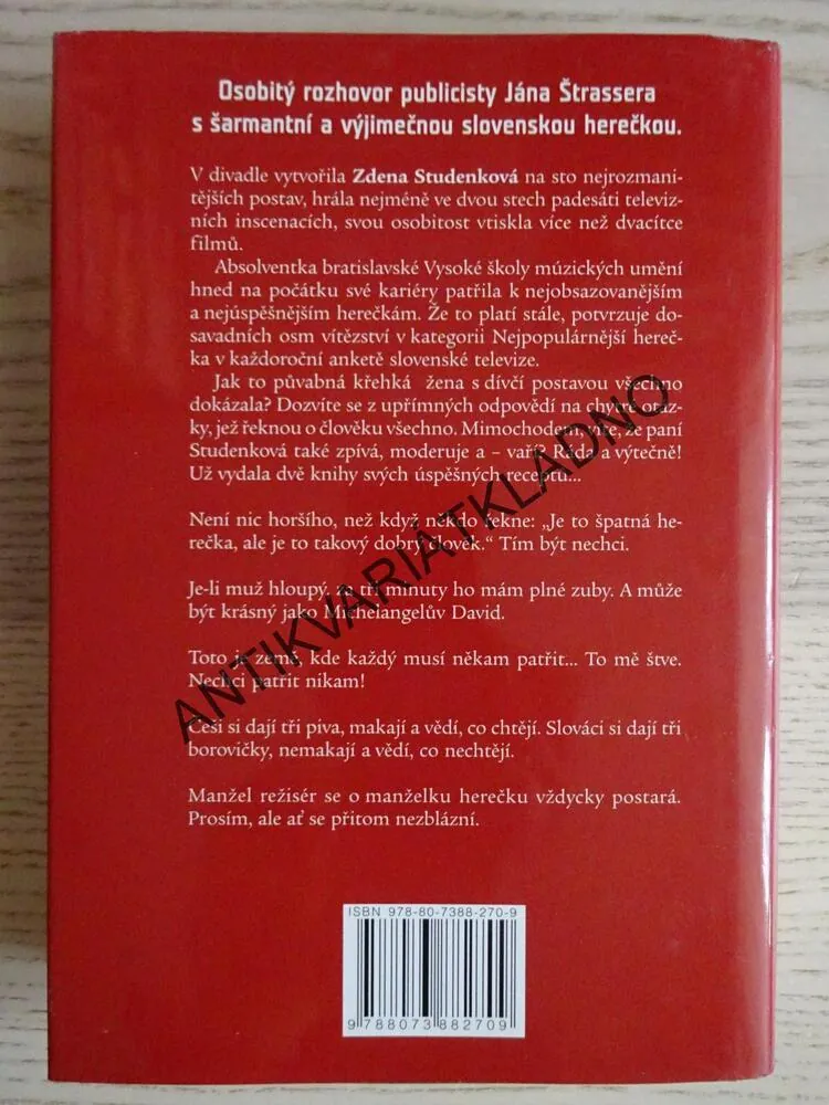 JSEM HEREČKA, ZDENA STUDENKOVÁ, **an