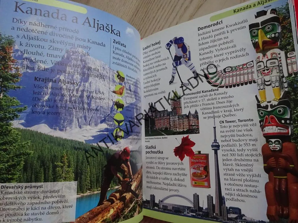 PRVNÍ OBRÁZKOVÝ ATLAS, DĚTSKÝ OBRÁZKOVÝ ATLAS ZEMÍ CELÉHO SVĚTA, **an
