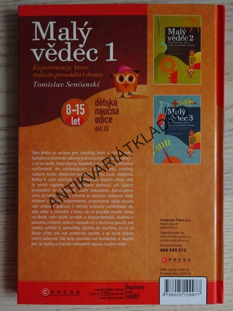 MALÝ VĚDEC 1, EXPERIMENTY, KTERÉ MŮŽETE PROVÁDĚT I DOMA, SENCANSKI, **an