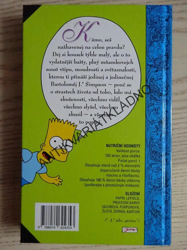 BART SIMPSON, PRŮVODCE ŽIVOTEM, SIMPSONOVI, **an
