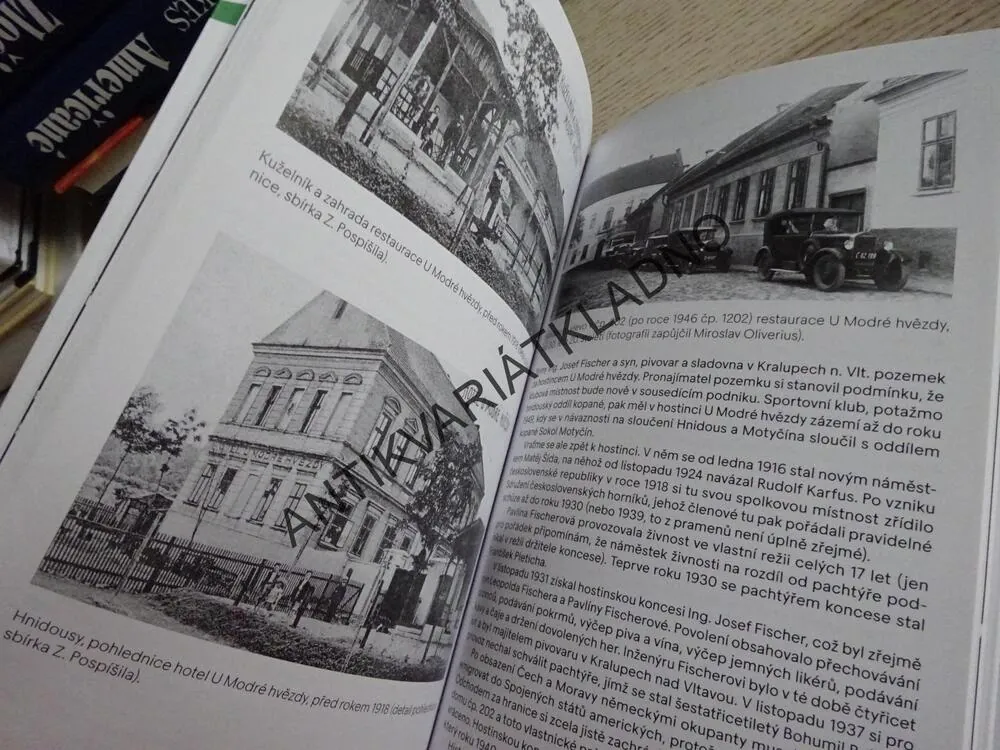 PRŮVODCE HISTORIÍ KLADENSKÝCH HOSTINCŮ, ZDENĚK POSPÍŠIL, 3.DÍL - ŠVERMOV, DŘÍŇ, DUBÍ, ÚJEZD A VRAPICE **an