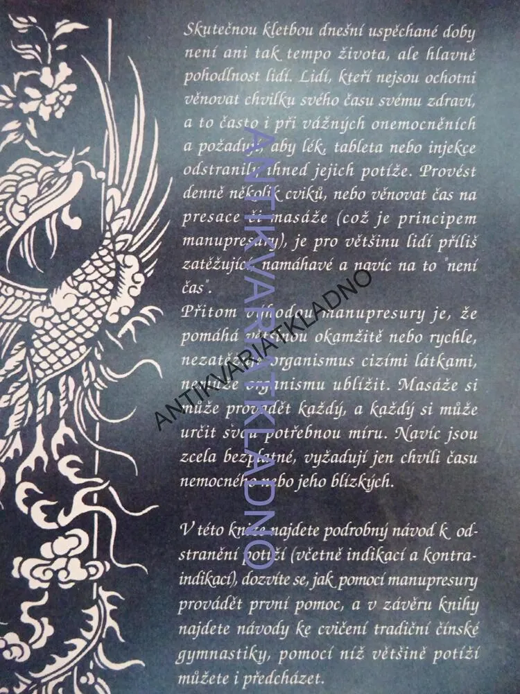 MANUPRESURA, AKUPUNKTURA BEZ JEHEL, RADOMÍR RŮŽIČKA, **an