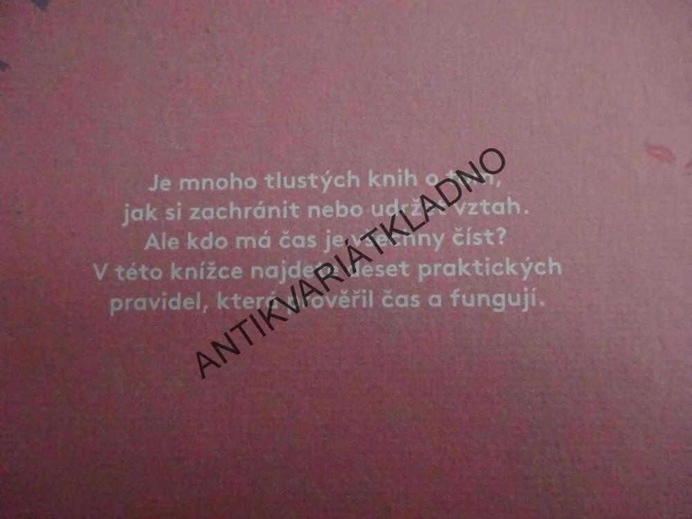 DESATERO SPOKOJENÉHO VZTAHU, DANICA ŠEBESTOVÁ, **an