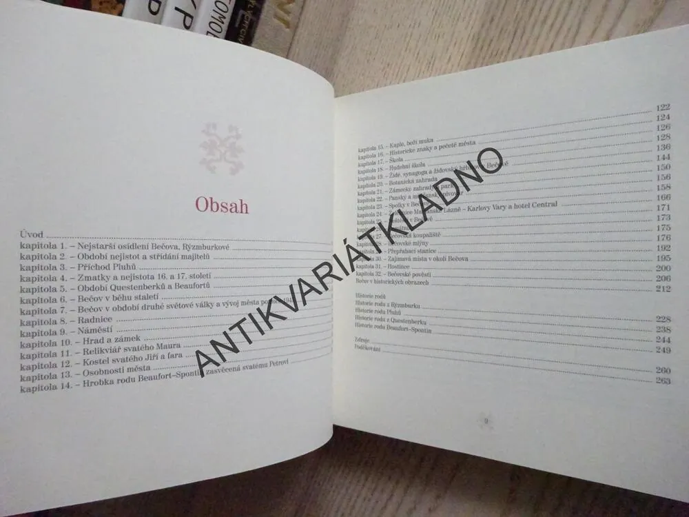 BEČOV - PERLA SLAVKOVSKÉHO LESA, LUDĚK JAŠA, JANA DYEDEKOVÁ, **an