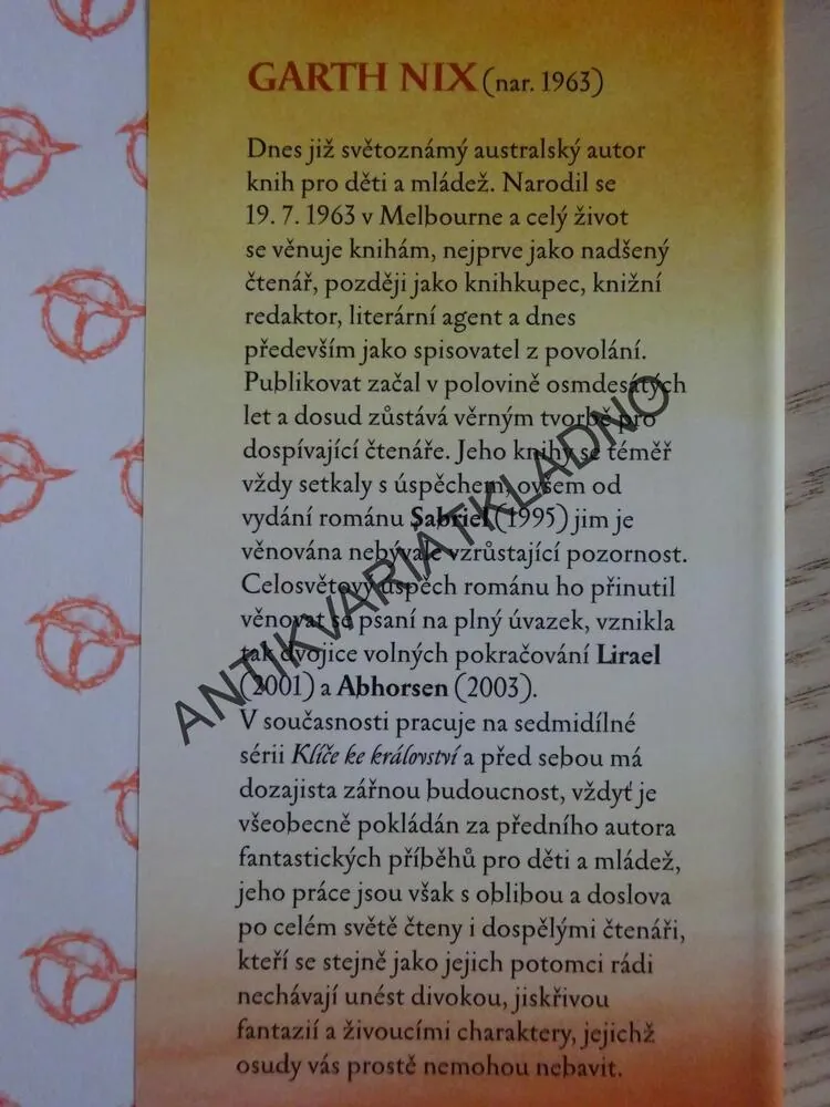 SABRIEL, GARTH NIX, **an
